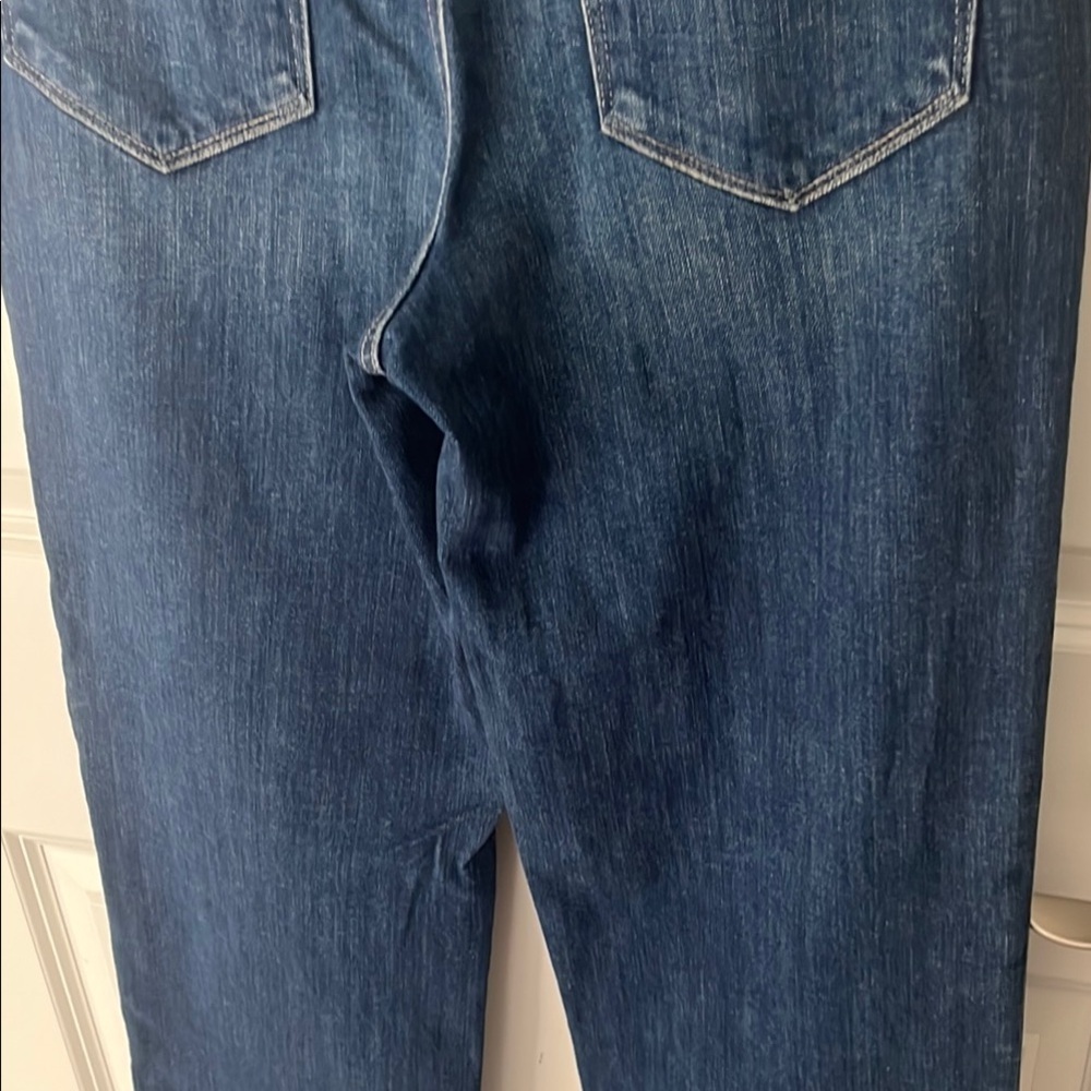 PAIGE Nellie Culotte Indigo Blue Ankle Cropped wide leg Jeans Classic Style - Picture 10 of 14